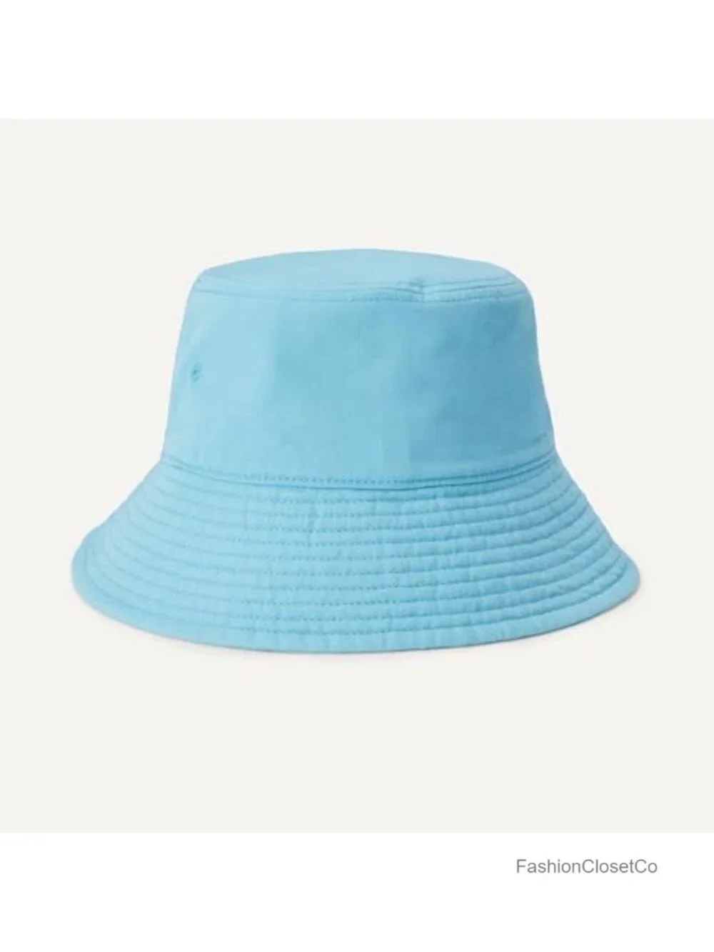 Washed Cotton Bucket Hat with Breathable Eyelets